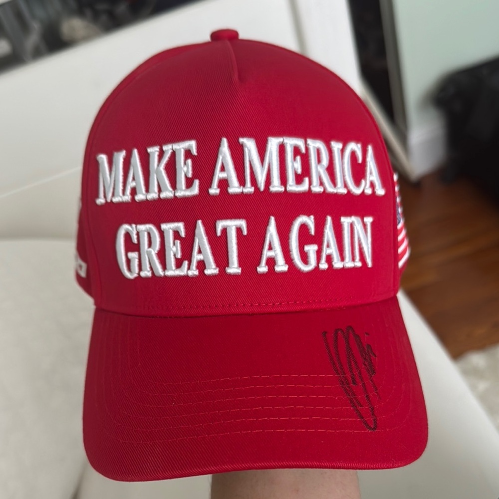 Signed MAGA x Turning Point hat
